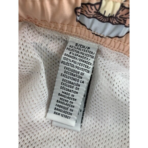 Fresh Prints Of Bel Air Swim Trunks Pink Mushrooms Drawstring Pockets Mens Small - Picture 5 of 9